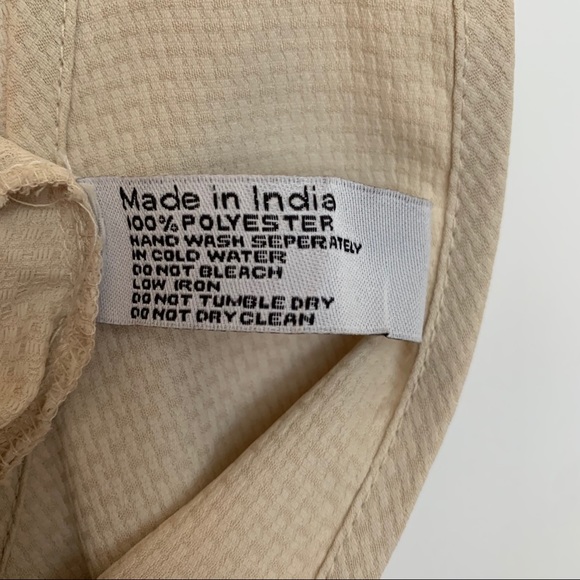 Buckehead Betties Cream Berkley Tank Large - Picture 5 of 8